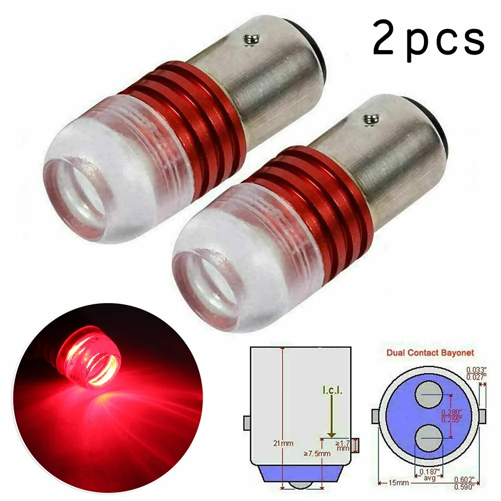2pcs Car Tail Brake Light Strobe Flashing LED Lamp Motorcycle Warning Light Bulb Red Stronger Light 12V LED Rear Taillight
2pcs Car Tail Brake Light Strobe Flashing LED Lamp Motorcycle Warning Light Bulb Red Stronger Light 12V LED Rear Taillight