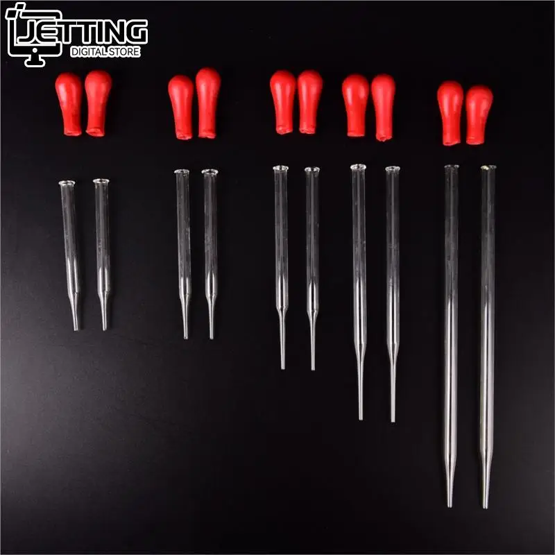 2pcs Medicine Dropper Durable Long Glass Experiment Medical Pipette Dropper Transfer Pipette Lab With Red Rub 9/10/12/15cm/20cm
2pcs Medicine Dropper Durable Long Glass Experiment Medical Pipette Dropper Transfer Pipette Lab With Red Rub 9/10/12/15cm/20cm