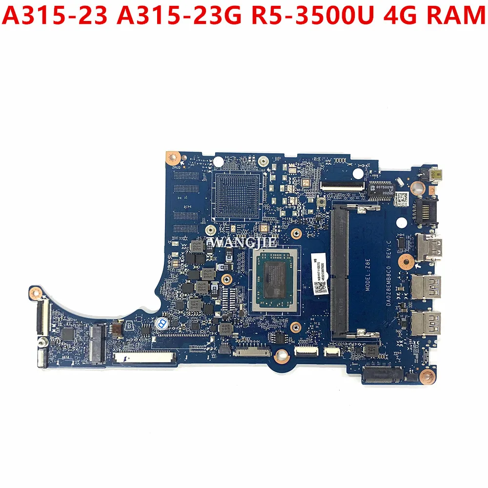 Материнская плата для ноутбука Acer Aspire Φ DA0Z8EMB8C0 NBHVT11007 A315-23 4G RAM Z8E 100% полностью протестирована
Материнская плата для ноутбука Acer Aspire Φ DA0Z8EMB8C0 NBHVT11007 A315-23 4G RAM Z8E 100% полностью протестирована