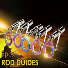 AS 5Pcs Fishing Rod Guide Rings Fishing Rock Multiple Sizes Tools Sea Fishing Circle Pole Repair Kit Set
AS 5Pcs Fishing Rod Guide Rings Fishing Rock Multiple Sizes Tools Sea Fishing Circle Pole Repair Kit Set