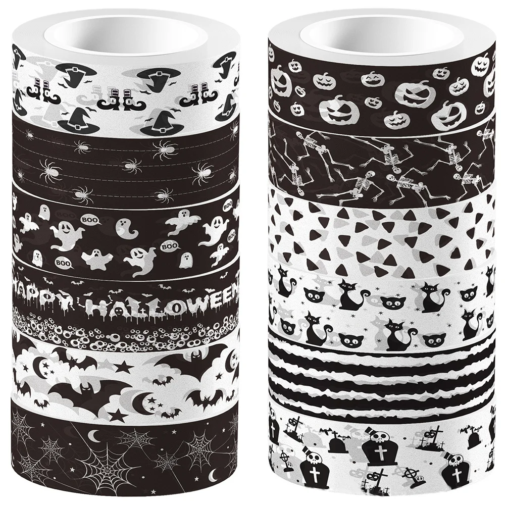 of Halloween Holiday Washi Tape Decorative Washi Tape Crafting Tape Halloween Tape Festive Tape for Scrapbooking
of Halloween Holiday Washi Tape Decorative Washi Tape Crafting Tape Halloween Tape Festive Tape for Scrapbooking