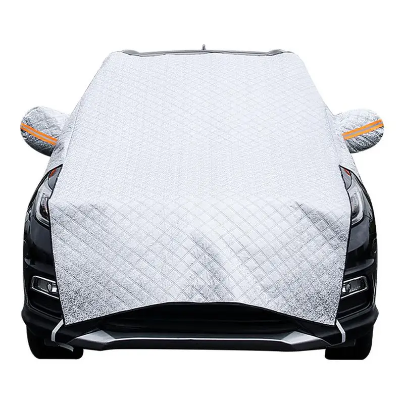 Windshield Cover for Ice And Snow | 3 Layered Waterproof Windscreen Cover With Side Mirror Covers | Cars Cover With Reflective S 
Windshield Cover for Ice And Snow | 3 Layered Waterproof Windscreen Cover With Side Mirror Covers | Cars Cover With Reflective S