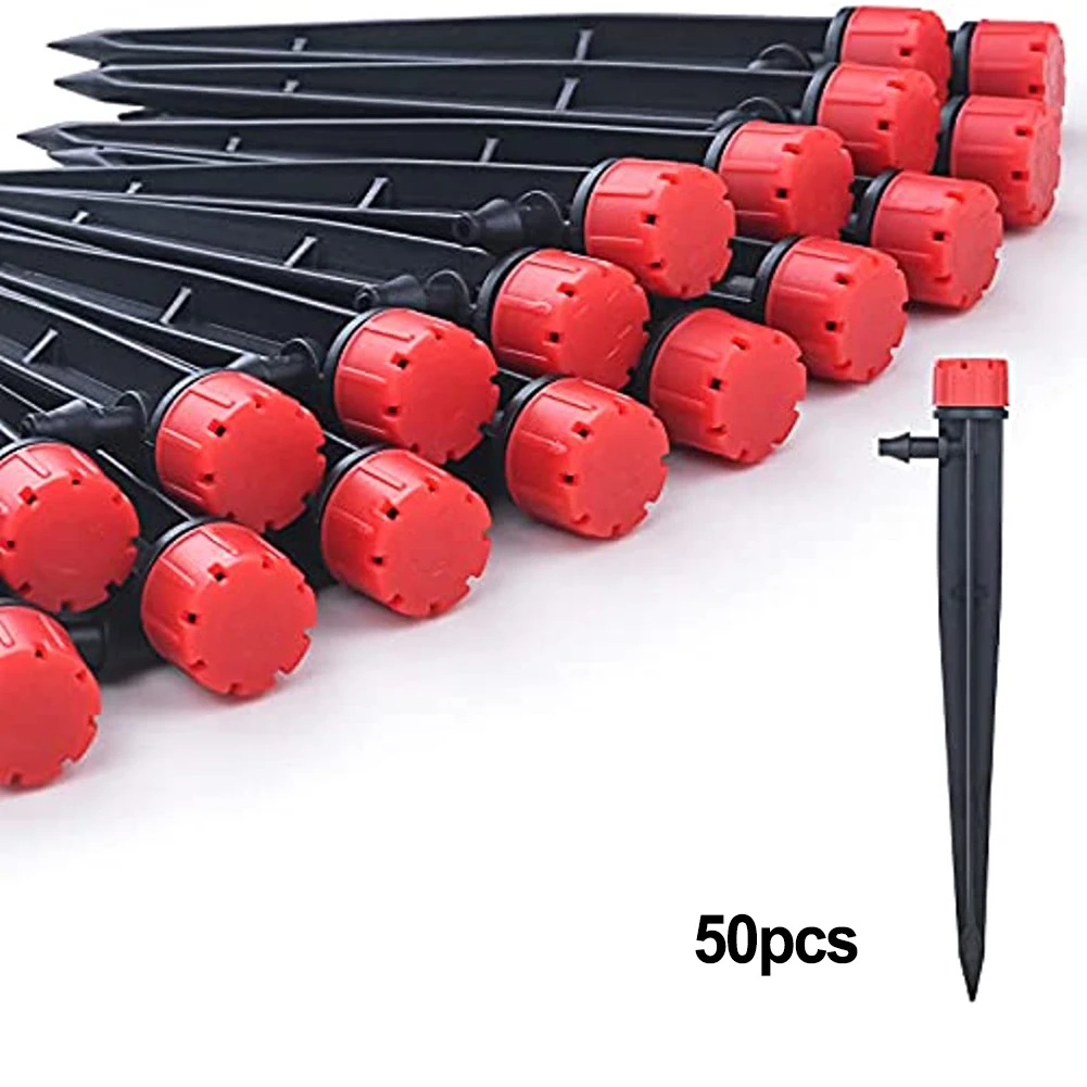 Dripper Sprinklers Sprinkler 0-90 LPH 360° 50pcs Adjustable Drip Irrigation Dripper Garden Irrigation On Stake
Dripper Sprinklers Sprinkler 0-90 LPH 360° 50pcs Adjustable Drip Irrigation Dripper Garden Irrigation On Stake