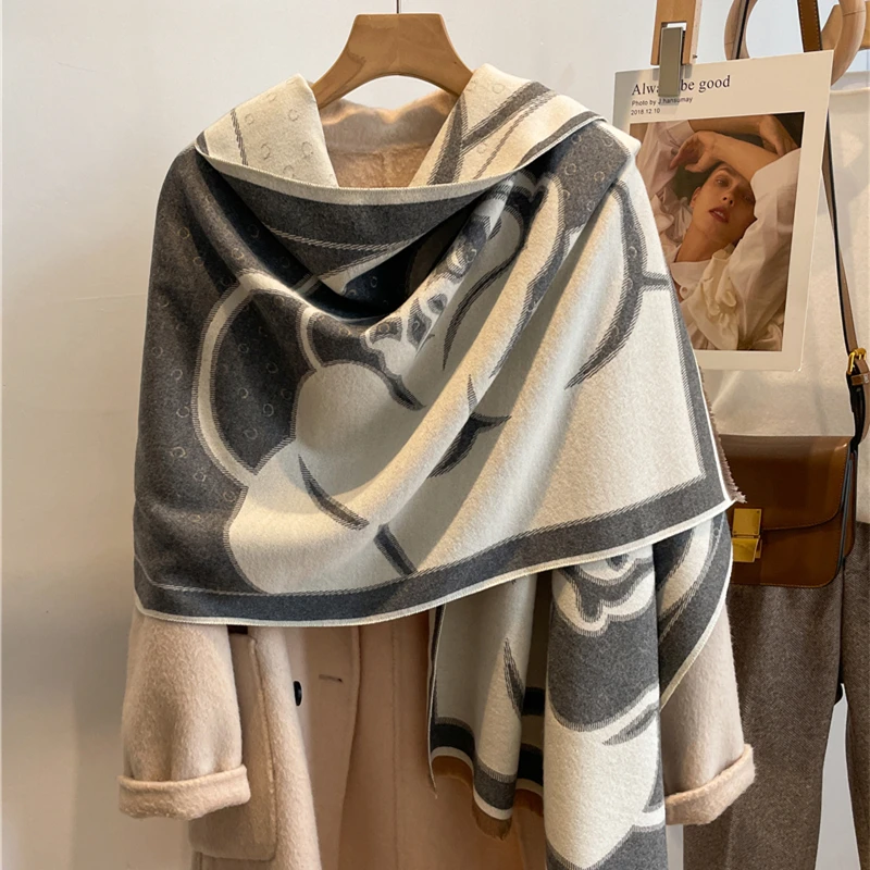 Women Winter Cashmere Shawl Scarf 2022 New Design Pashmina Thick Blanket Bufanda Neckerchief Wraps Echarpe
Women Winter Cashmere Shawl Scarf 2022 New Design Pashmina Thick Blanket Bufanda Neckerchief Wraps Echarpe