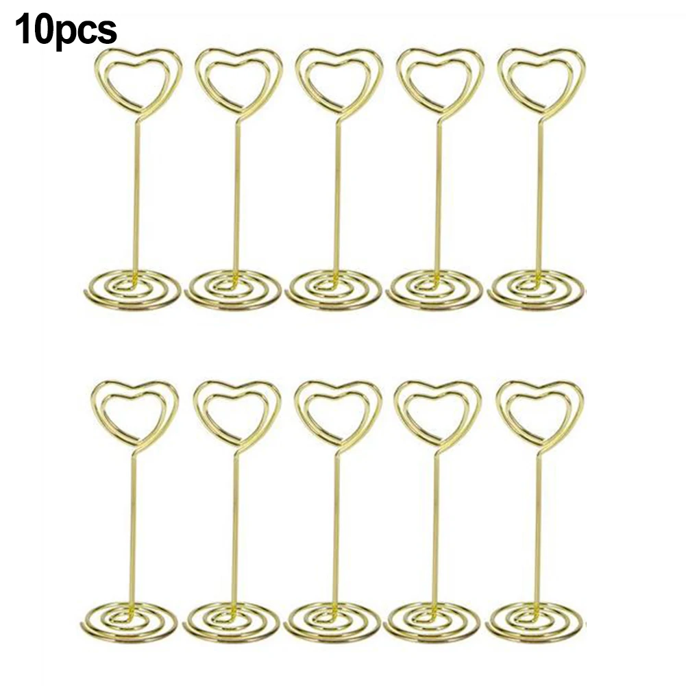 Durable Wedding Party/Festival Decorations Card Holder Card Clip 10pcs/Pack 33*33*85mm Golden Heart For Table/Desk
Durable Wedding Party/Festival Decorations Card Holder Card Clip 10pcs/Pack 33*33*85mm Golden Heart For Table/Desk