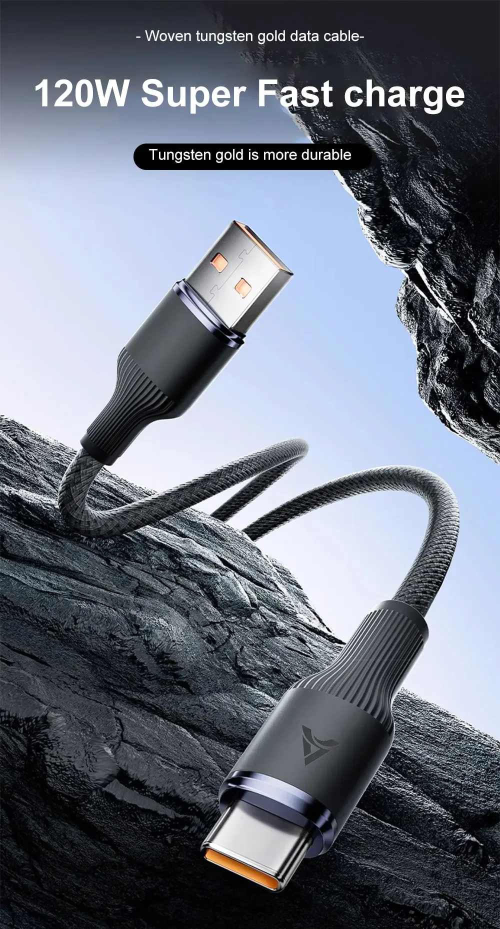 Fast Charging Data Cable 120W USB A To USB C 0.25/1/2/3m Durable Braid Line for IPhone 15 16 Xiaomi Huawei P60 Phone Charge Wire Fast Charging Data Cable 120W USB A To USB C 0.25/1/2/3m Durable Braid Line for IPhone 15 16 Xiaomi Huawei P60 Phone Charge Wire
