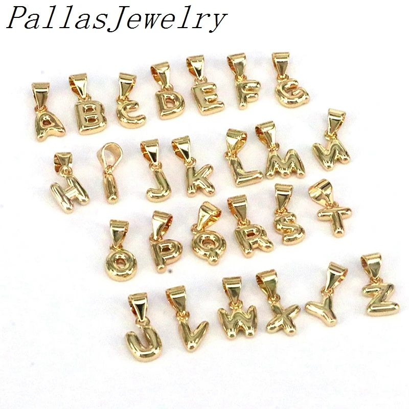 

26Pcs Tiny Cute Alphabet Balloon Letter Pendant Necklace A-Z Name Personalized Fashion Necklace For Women Men Jewelry Accessorie