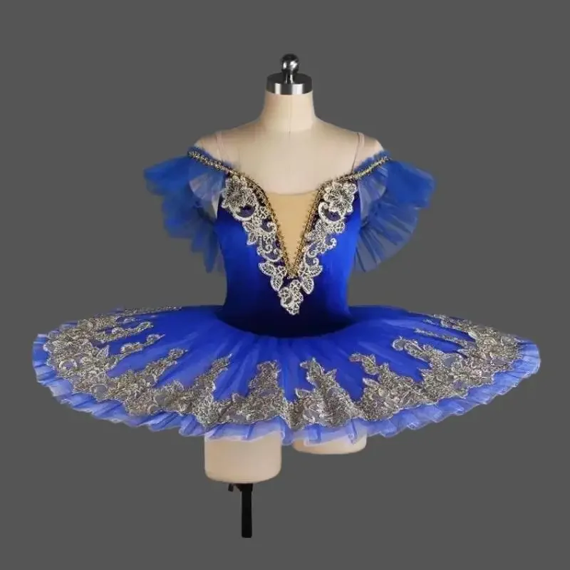 

Blue Red Purple Pink White Swan Lake Professional Tutu Ballet Costume Princess Girls Ballerina Party Dress Pancake Ballet Tutu