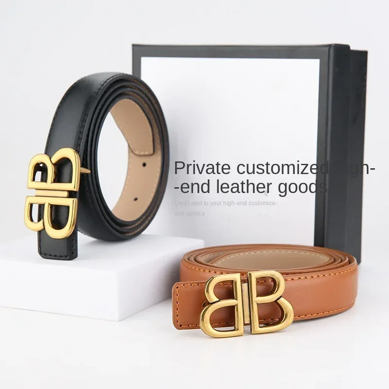 New Fashion Light Luxury Belt Women's Genuine Leather High Grade Belt Black Daily Versatile Coat Jeans Women's Belt
New Fashion Light Luxury Belt Women's Genuine Leather High Grade Belt Black Daily Versatile Coat Jeans Women's Belt