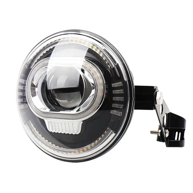 

7 inch Universal Cafe Racer Round Motorcycle LED Head lamp Headlamp Distance Light Refit 7" Motorcycle Headlight Cafe Racer.