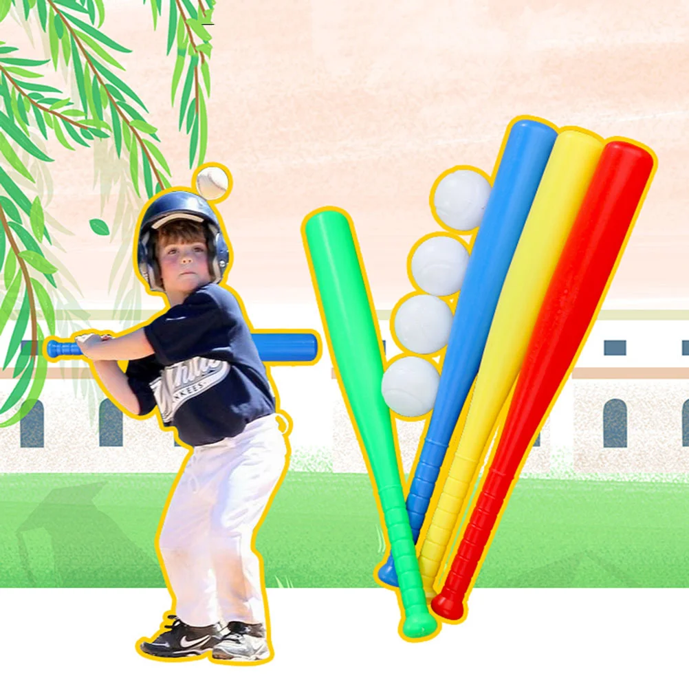 

1 комплект, детская бейсбольная бита и набор бейсбольной биты для улицы для малышей мальчиков ()