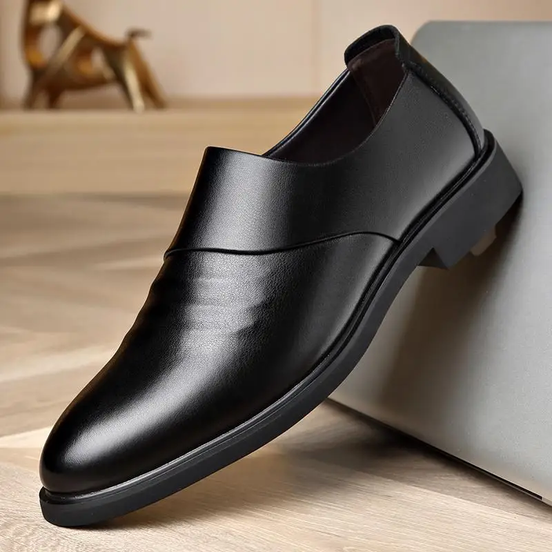 

Ботинки Dr. Boots для мальчиков, мужская обувь, летняя воздухопроницаемая рабочая одежда в британском стиле, кожаная обувь, мужская деловая формальная повседневная обувь с низким верхом