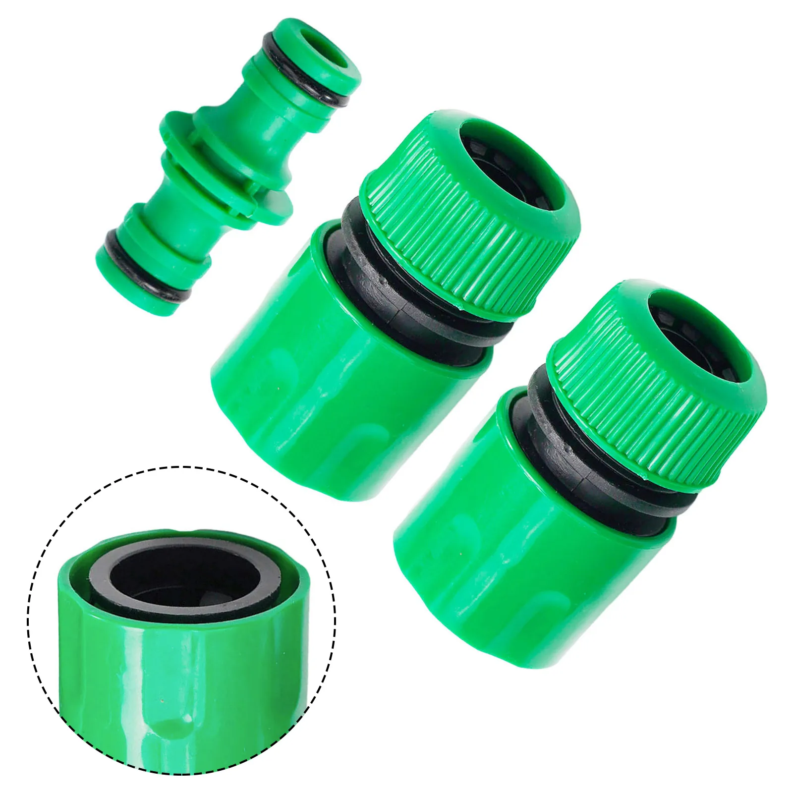 

3pcs/Set Replacement Garden Hose Pipe Tap Connector Conection Fitting Adaptor For 11-12.5mm Pipes Watering And Irrigation