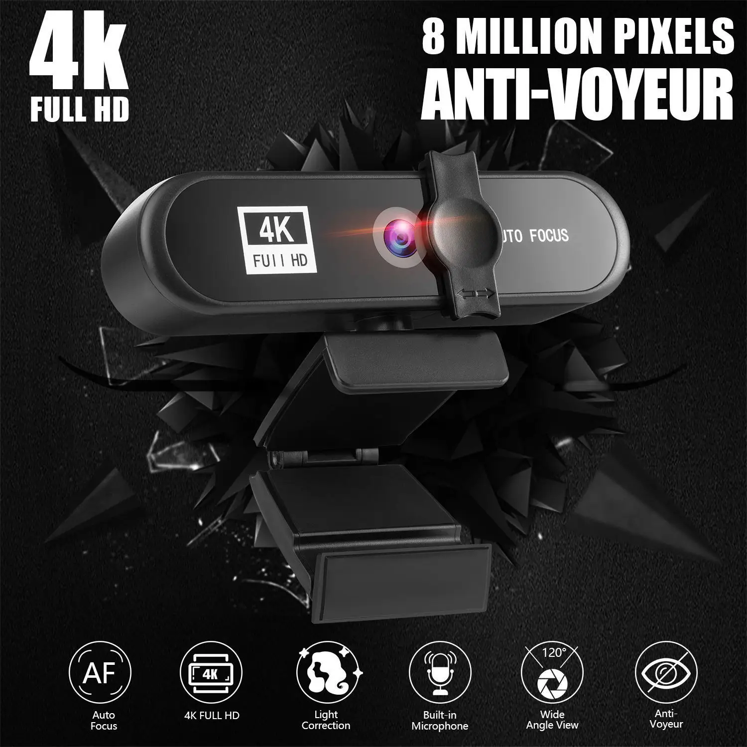 4K Full HD Webcam 2K Web Camera Autofocus With Microphone USB Web Cam For PC Computer Mac Laptop Desktop YouTube Webcamera
4K Full HD Webcam 2K Web Camera Autofocus With Microphone USB Web Cam For PC Computer Mac Laptop Desktop YouTube Webcamera