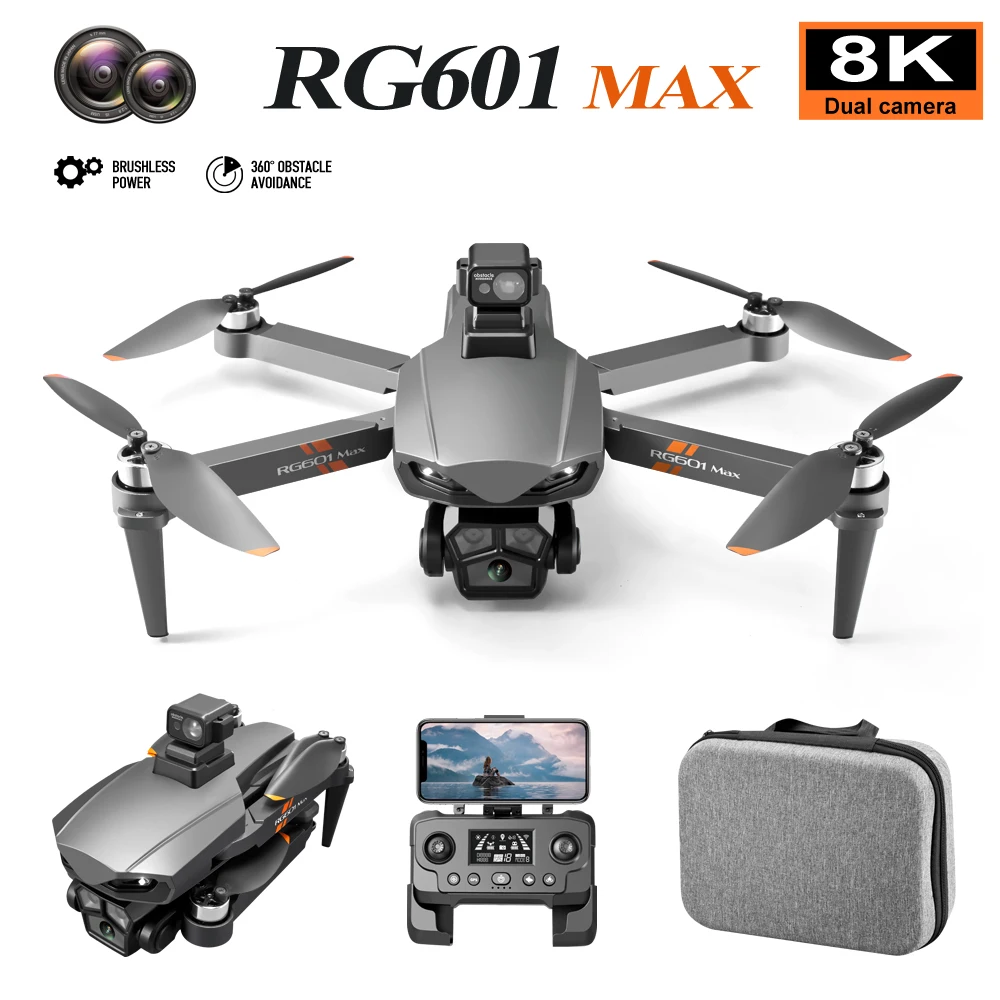 Бесщеточный лазерный Дрон RG601 MAX 4K с двойной камерой обход препятствий GPS Дрон игрушка для самолета
Бесщеточный лазерный Дрон RG601 MAX 4K с двойной камерой обход препятствий GPS Дрон игрушка для самолета