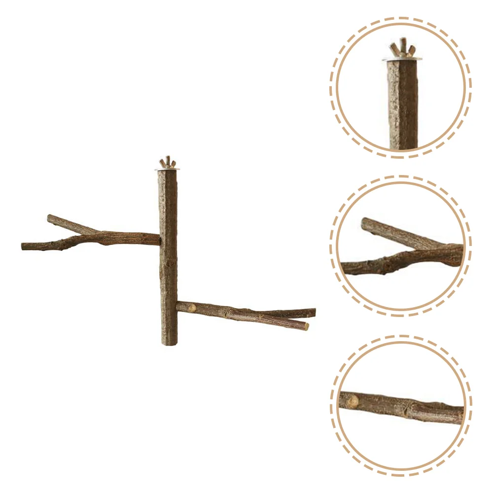 Bird Stand-on Stick Boredom Grinding Claw Toy Parakeet Perch Branch Birds Wooden Stand
Bird Stand-on Stick Boredom Grinding Claw Toy Parakeet Perch Branch Birds Wooden Stand