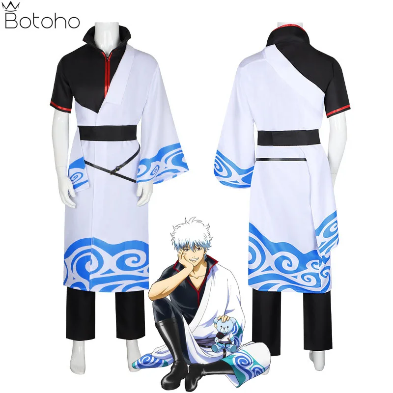 New Anime Gintama Cospaly Costume Sakata Gintoki Cosplay Uniform For Adult Men Kimono Outfit Halloween Carnival Party Clothes
New Anime Gintama Cospaly Costume Sakata Gintoki Cosplay Uniform For Adult Men Kimono Outfit Halloween Carnival Party Clothes