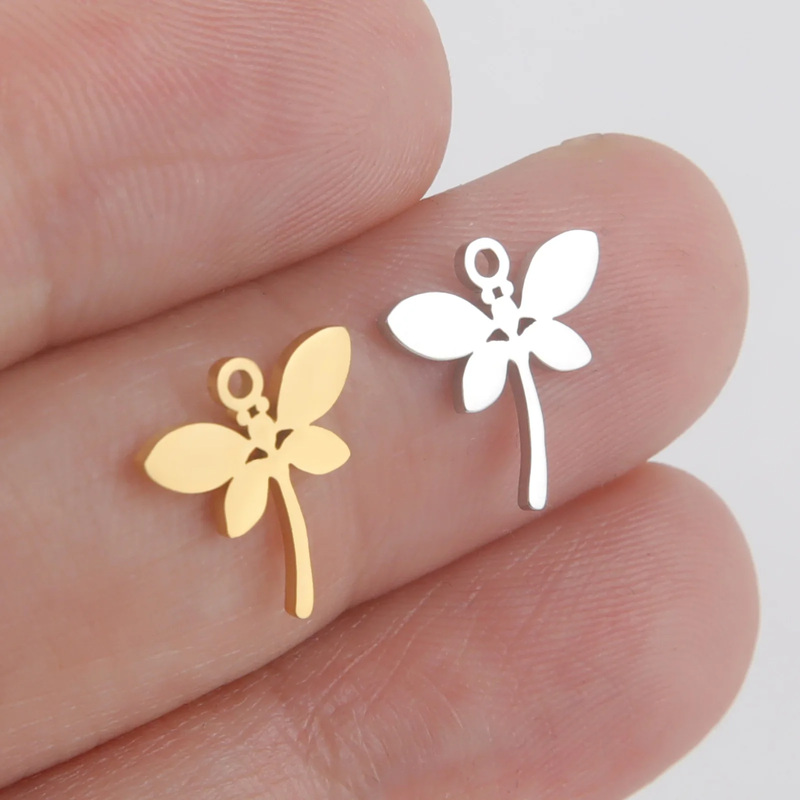 WZNB 5Pcs Stainless Steel Dragonfly Charms Insect Pendant for Jewelry Making Handmade Earring Bracelet Necklace Diy Accessories
WZNB 5Pcs Stainless Steel Dragonfly Charms Insect Pendant for Jewelry Making Handmade Earring Bracelet Necklace Diy Accessories