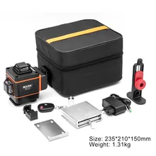 New 12/16 Lines 3/4D Laser Level Level Self-Leveling 360 Horizontal And Vertical Cross Super Powerful Green Laser Level
New 12/16 Lines 3/4D Laser Level Level Self-Leveling 360 Horizontal And Vertical Cross Super Powerful Green Laser Level