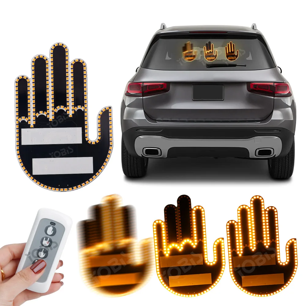 1 Set Car Finger Light Cool Funny Gesture Light Middle Finger Interior LED Car Light RGB Yellow with Remote Car Accessories 12V
1 Set Car Finger Light Cool Funny Gesture Light Middle Finger Interior LED Car Light RGB Yellow with Remote Car Accessories 12V