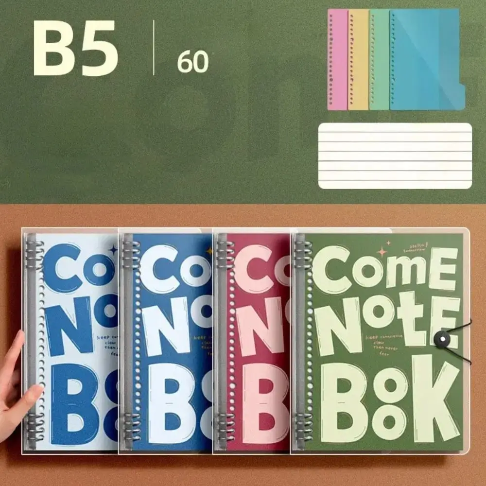 Detachable B5 Loose-leaf Notebook Writing Pads Hand Account Handbook Thick Horizontal Lines Creative Detachable Notebook
Detachable B5 Loose-leaf Notebook Writing Pads Hand Account Handbook Thick Horizontal Lines Creative Detachable Notebook