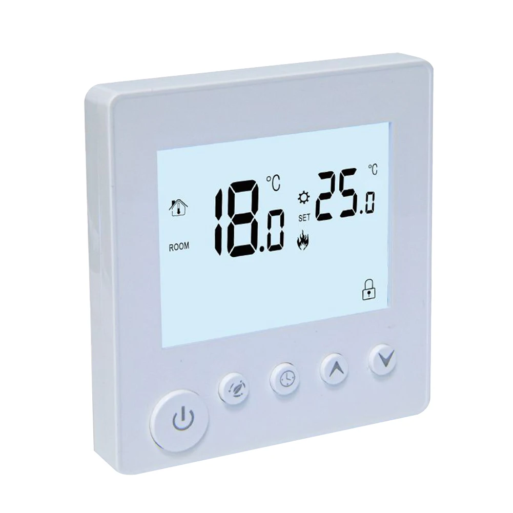 Digital Thermostat 220V Child Lock Day LED Plastic Replacement Room Temperature Underfloor Heating Wall Heating
Digital Thermostat 220V Child Lock Day LED Plastic Replacement Room Temperature Underfloor Heating Wall Heating