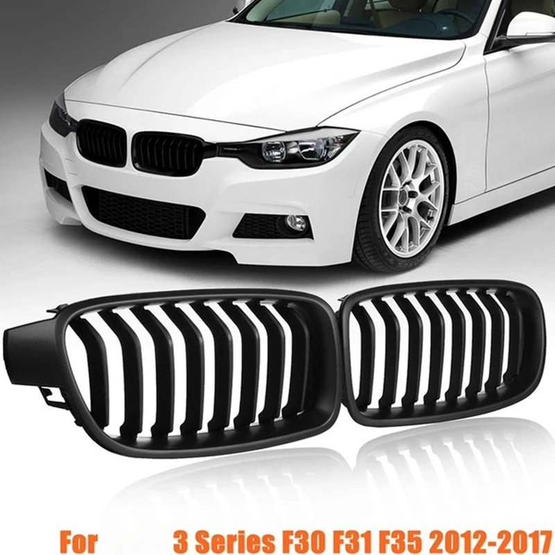 Гриль F30, передняя решетка радиатора для BMW 3 серии F30 F31 F35 2012-2018 (одна планка матовая черная)
Гриль F30, передняя решетка радиатора для BMW 3 серии F30 F31 F35 2012-2018 (одна планка матовая черная)