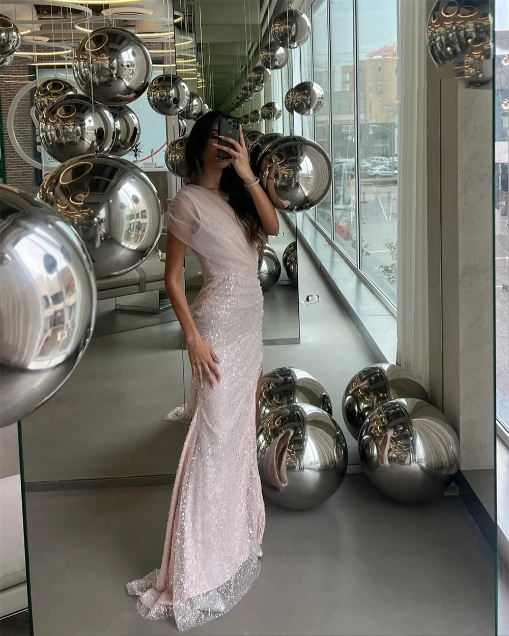 Sexy Sequined Evening Dress Women Mermaid Crystals Tulle Prom Gowns Off Shoulder Side Split Party Dress Vestidos De Fiesta 2024
Sexy Sequined Evening Dress Women Mermaid Crystals Tulle Prom Gowns Off Shoulder Side Split Party Dress Vestidos De Fiesta 2024