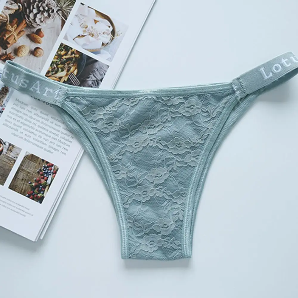 Breathable Fitness Lace Cotton Crotch Letter G-String Women Lingerie Low-Waist Thong Korean Style Underwear T-Shaped Panties
Breathable Fitness Lace Cotton Crotch Letter G-String Women Lingerie Low-Waist Thong Korean Style Underwear T-Shaped Panties