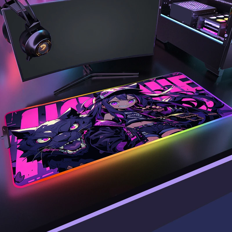 RGB Gaming Big Mouse Pad Computer Mat Pc Accessories Gamer Keyboard Mousepad Anime Girls and Cats Colorful Deskpad Carpet Table
RGB Gaming Big Mouse Pad Computer Mat Pc Accessories Gamer Keyboard Mousepad Anime Girls and Cats Colorful Deskpad Carpet Table