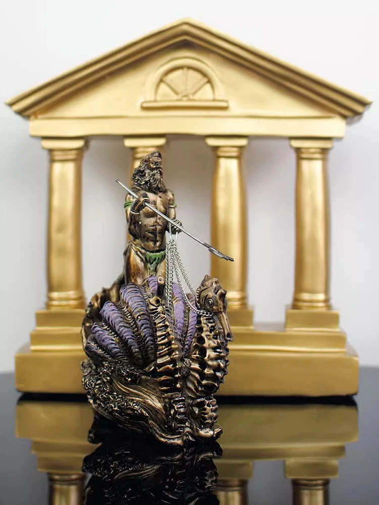 Ancient Greek Mythology Statue Sea Emperor Poseidon Figurine European Vintage Resin Figure Sculpture Crafts Home Decoration gift
Ancient Greek Mythology Statue Sea Emperor Poseidon Figurine European Vintage Resin Figure Sculpture Crafts Home Decoration gift