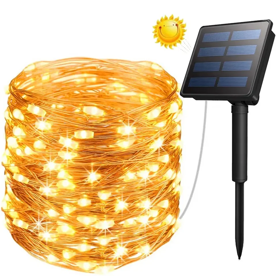 7m/12m/22m/LED Solar Fairy Lights String Waterproof Solar Power Christmas Light Outdoor Garden LED Solar Lamp Holiday Decoration
7m/12m/22m/LED Solar Fairy Lights String Waterproof Solar Power Christmas Light Outdoor Garden LED Solar Lamp Holiday Decoration
