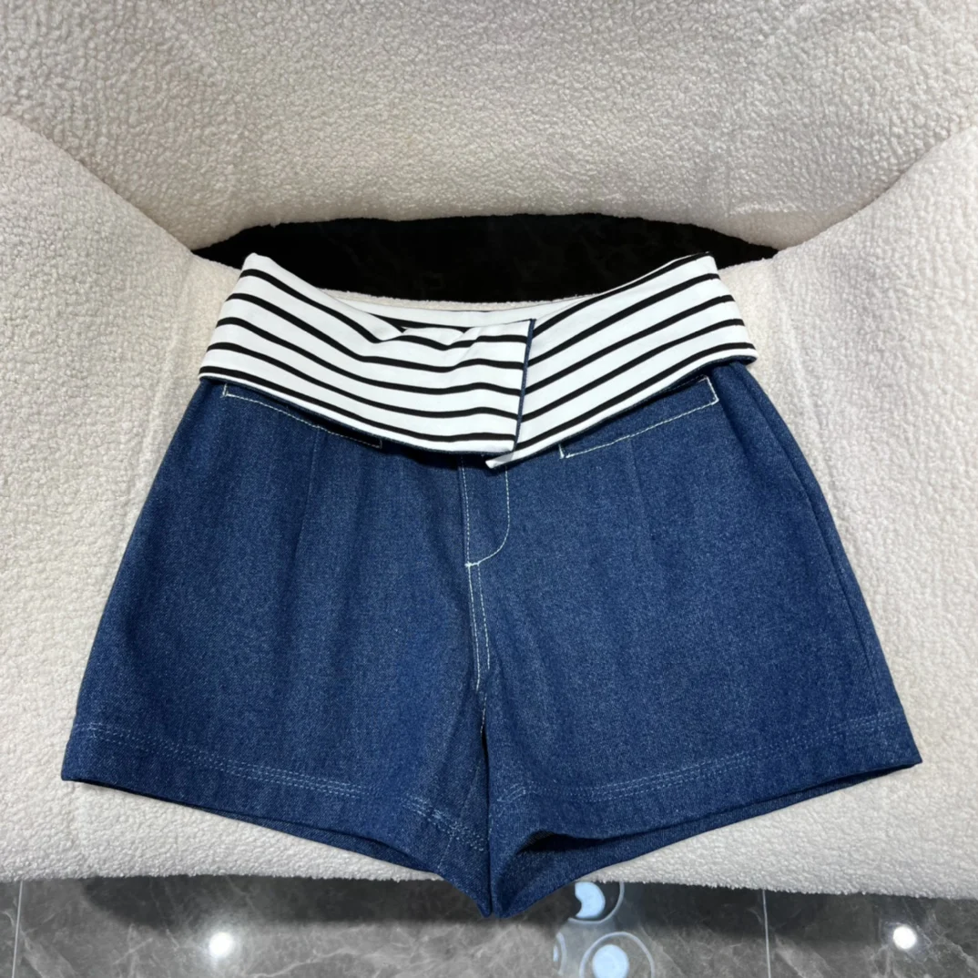 High waist cuffed loose slim denim shorts casual fashion 2023 summer new style 0317
High waist cuffed loose slim denim shorts casual fashion 2023 summer new style 0317