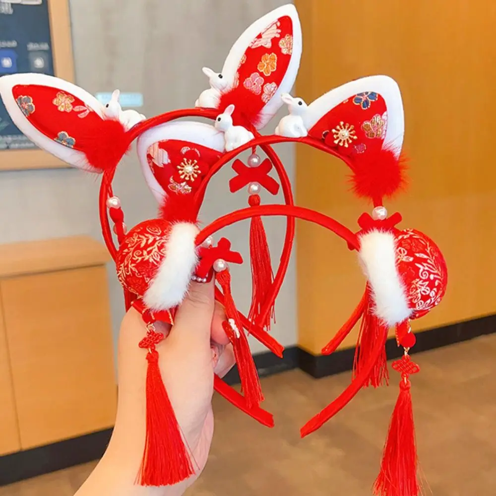 Hair Hoop Chinese New Year Headwear Fashion Chinese Style Tassel Hanfu Hair Accessories Headwear Red Red Bow Hairband Girls
Hair Hoop Chinese New Year Headwear Fashion Chinese Style Tassel Hanfu Hair Accessories Headwear Red Red Bow Hairband Girls