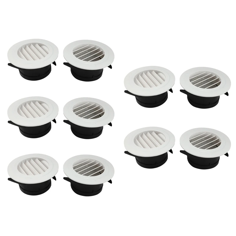 AT14 10 Pieces 4 Inch Air Vent Louver, Air Grill Cover With Built-In A Fly Screen For Bathroom Office Home
AT14 10 Pieces 4 Inch Air Vent Louver, Air Grill Cover With Built-In A Fly Screen For Bathroom Office Home