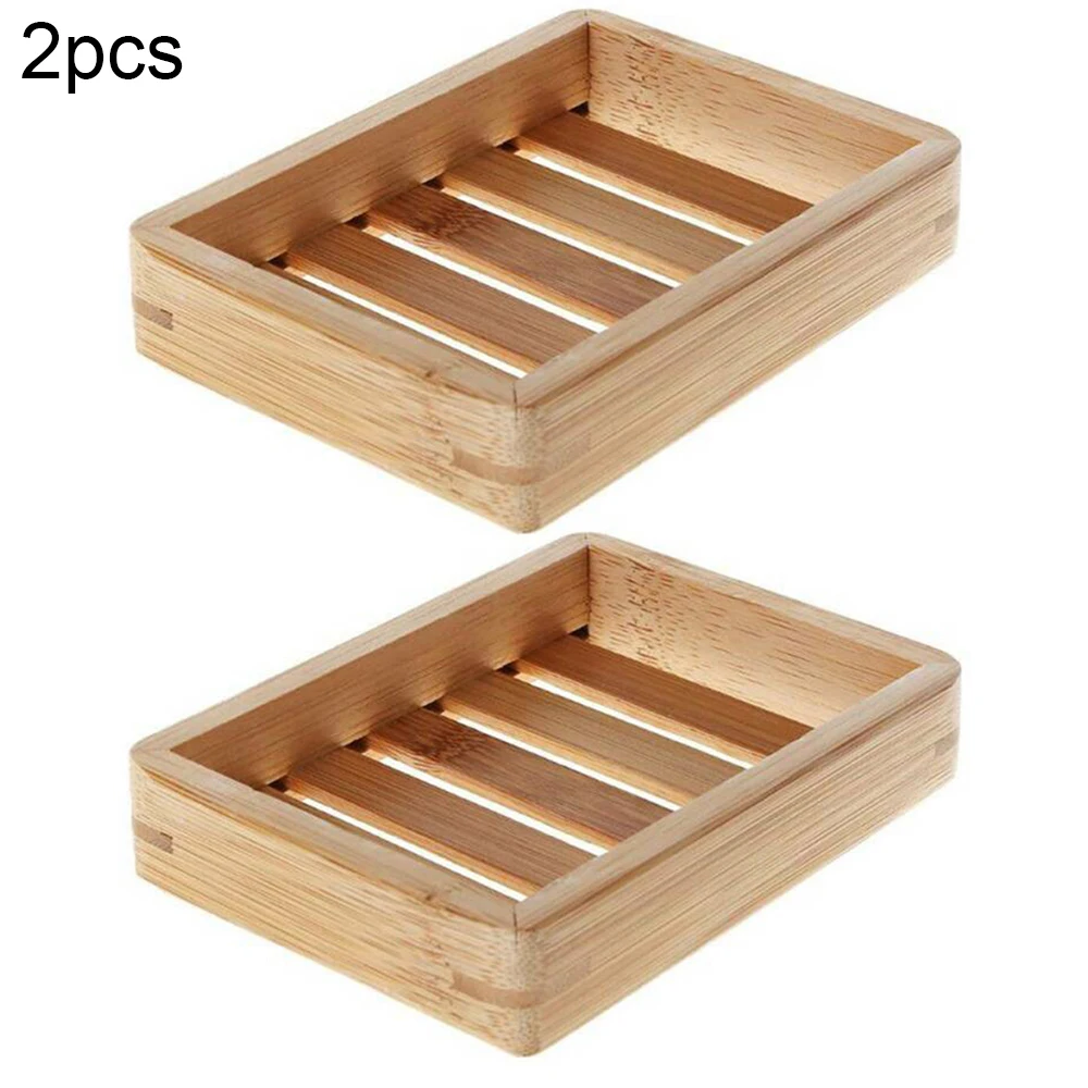 2X Soap Dish Container Moisture-proof Bamboo Storage Tray Draining Box Home Shower Washroom Accessories Wood Color Bathroom Tool
2X Soap Dish Container Moisture-proof Bamboo Storage Tray Draining Box Home Shower Washroom Accessories Wood Color Bathroom Tool