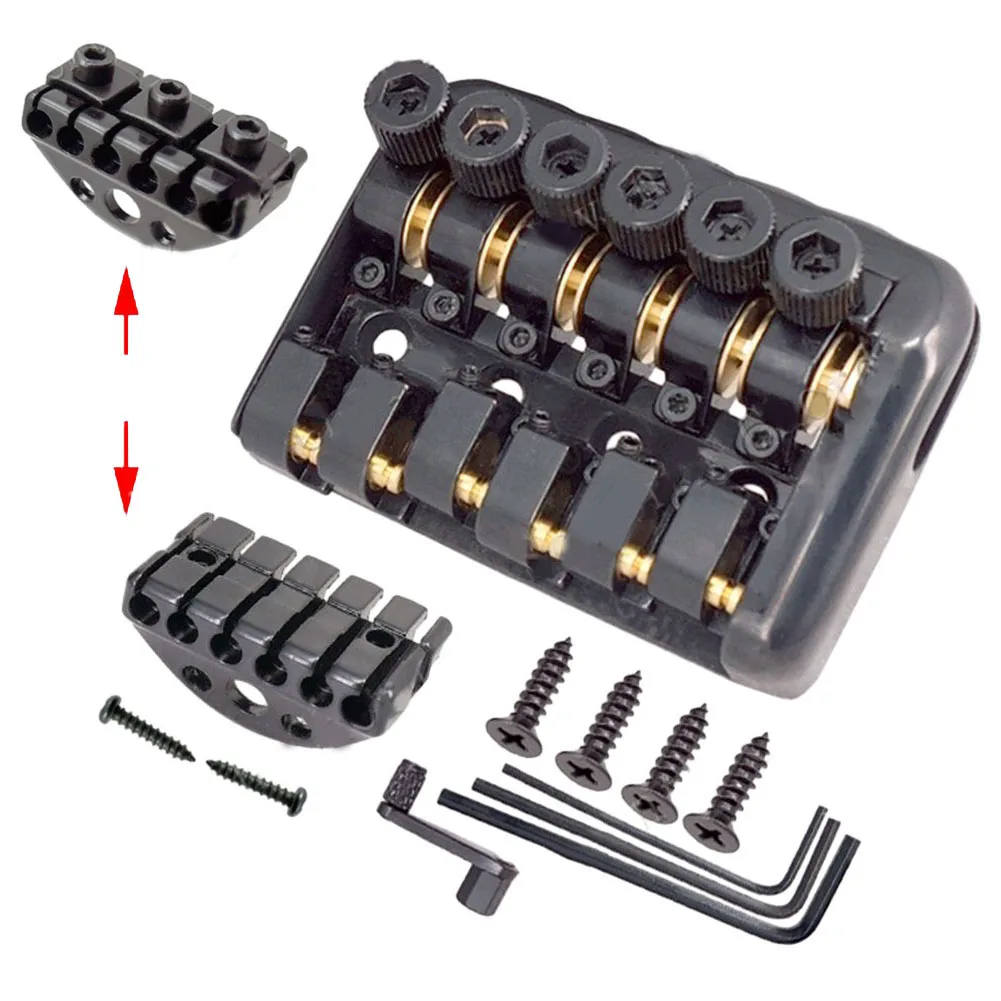 6String Fixed Bridge Saddle Headless Electric Guitar Bridge Tailpiece With Parts Fixed Hardtail Saddle 4-string Guitar Accessor
6String Fixed Bridge Saddle Headless Electric Guitar Bridge Tailpiece With Parts Fixed Hardtail Saddle 4-string Guitar Accessor