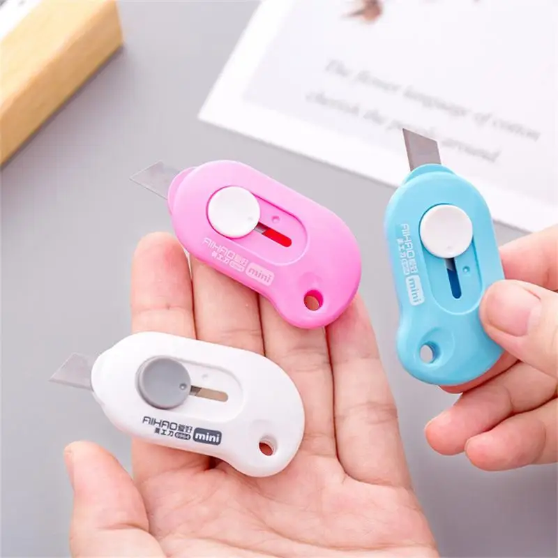Cute DIY Korean Aihao Paper Mini Cutter Knife Kawaii Letter Utility Knife Multifunctional School Office Home Supplies Stationery
Cute DIY Korean Aihao Paper Mini Cutter Knife Kawaii Letter Utility Knife Multifunctional School Office Home Supplies Stationery