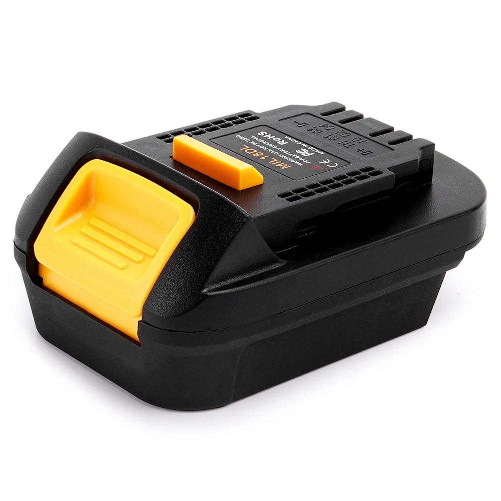 MIL18DL Battery Converter Adapter for M18 Series Convert To 20V Battery Use for Dewalt 18/20 Volt Power
MIL18DL Battery Converter Adapter for M18 Series Convert To 20V Battery Use for Dewalt 18/20 Volt Power