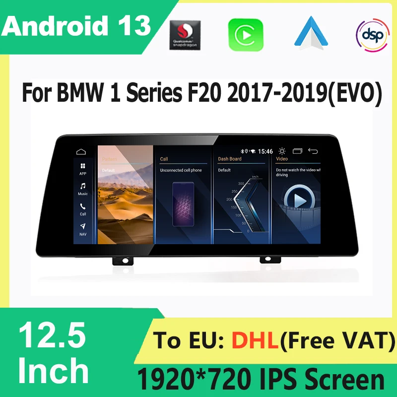 Stereo Radio 12.3 Inch Android 13 For BMW 1 Series F20 F21 2018 - 2019 EVO System Car Multimedia DVD Player GPS Navigation Touch
Stereo Radio 12.3 Inch Android 13 For BMW 1 Series F20 F21 2018 - 2019 EVO System Car Multimedia DVD Player GPS Navigation Touch