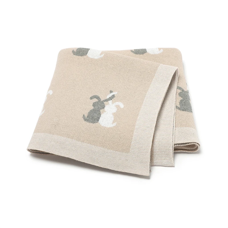 Infant Baby Blanket Cotton Knit Toddler Stroller Swaddling Soft Sleep Cover Cute Rabbit Plaid Newborn Girl Boy Bed Quilt 90*70CM
Infant Baby Blanket Cotton Knit Toddler Stroller Swaddling Soft Sleep Cover Cute Rabbit Plaid Newborn Girl Boy Bed Quilt 90*70CM