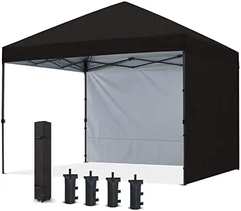 Up Canopy Tent 10x10Ft Outdoor Festival Tailgate Event Vendor Craft Show Canopy with 2 Removable Sunwalls Instant Sun Protection
Up Canopy Tent 10x10Ft Outdoor Festival Tailgate Event Vendor Craft Show Canopy with 2 Removable Sunwalls Instant Sun Protection