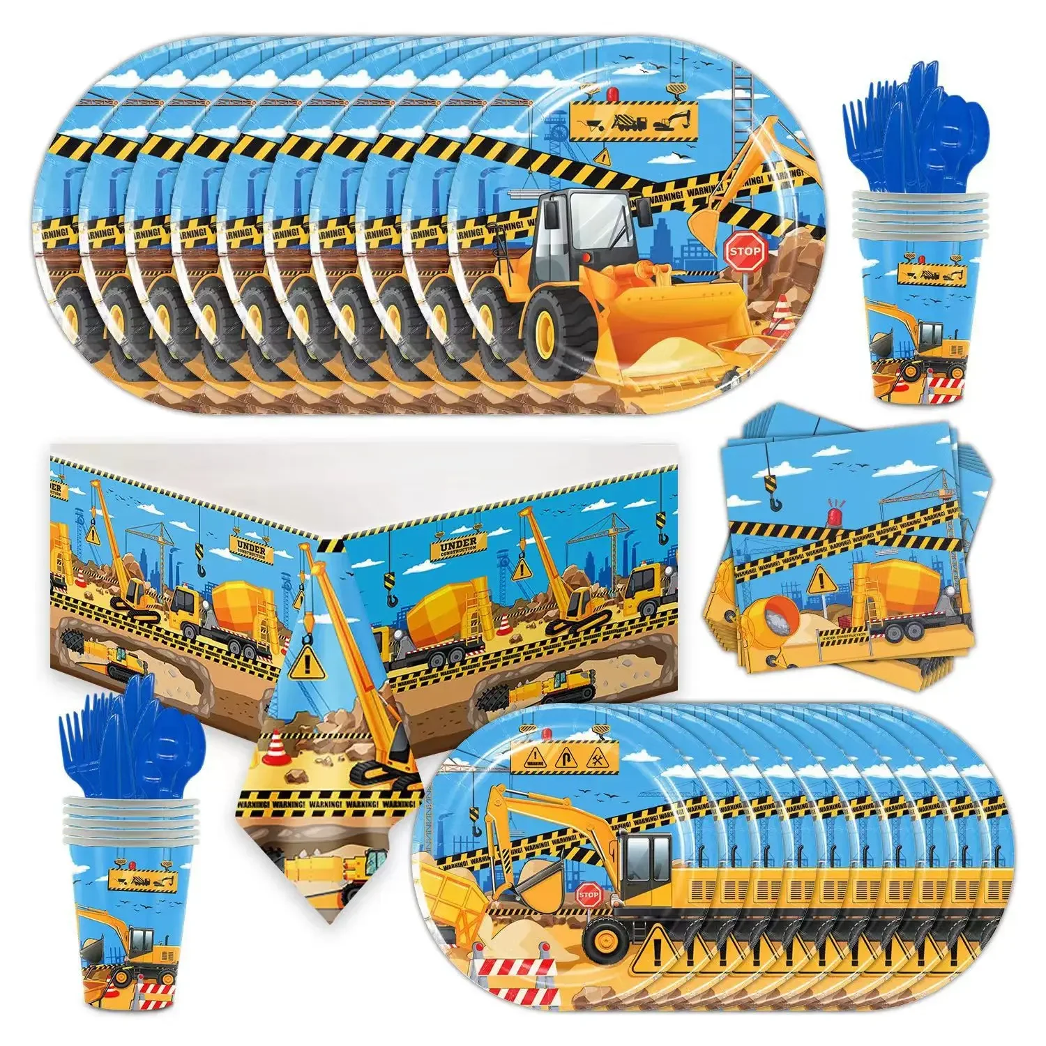 New Construction Trucks Engineering Car Birthday Party Disposable Tableware Cup Plate Napkin Balloon Banner Baby Shower Supplies
New Construction Trucks Engineering Car Birthday Party Disposable Tableware Cup Plate Napkin Balloon Banner Baby Shower Supplies