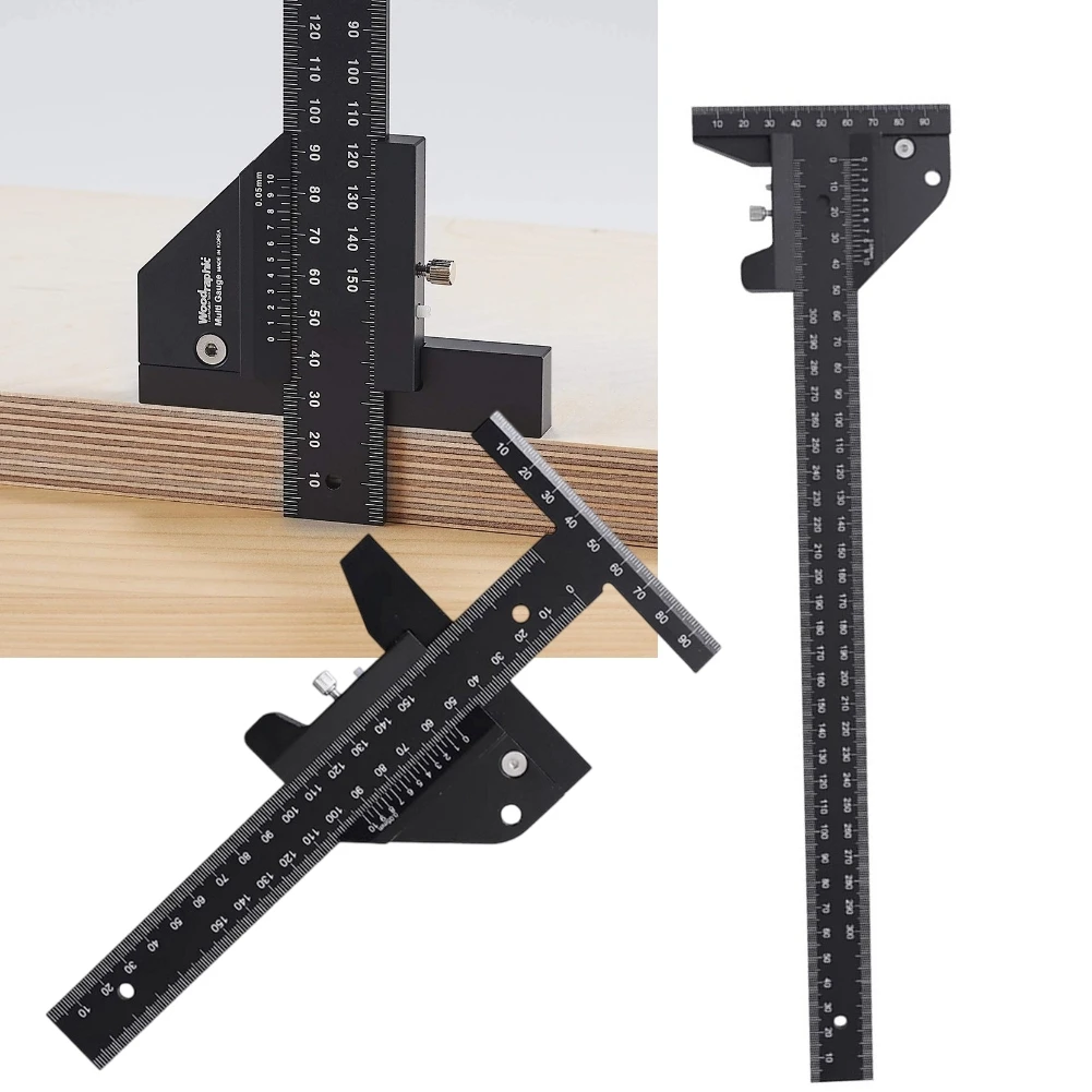 Multi Woodworking Sliding Gauge Aluminum Alloy Scribing Mark Line Ruler Precision T-Square Scribing Measuring Tools
Multi Woodworking Sliding Gauge Aluminum Alloy Scribing Mark Line Ruler Precision T-Square Scribing Measuring Tools