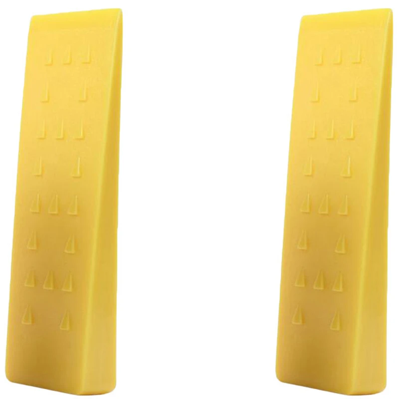 2 Pcs Spiked Tree Felling Wedges, Used for Felling Trees 10Inch Yellow Plastic Felling Wedges
2 Pcs Spiked Tree Felling Wedges, Used for Felling Trees 10Inch Yellow Plastic Felling Wedges