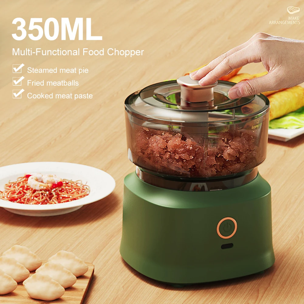 300ML Electric Meat Grinders Kitchen Food Chopper USB Rechargeable Garlic Masher Crusher Vegetable Cutter Tools Kitchen Gadgets
300ML Electric Meat Grinders Kitchen Food Chopper USB Rechargeable Garlic Masher Crusher Vegetable Cutter Tools Kitchen Gadgets