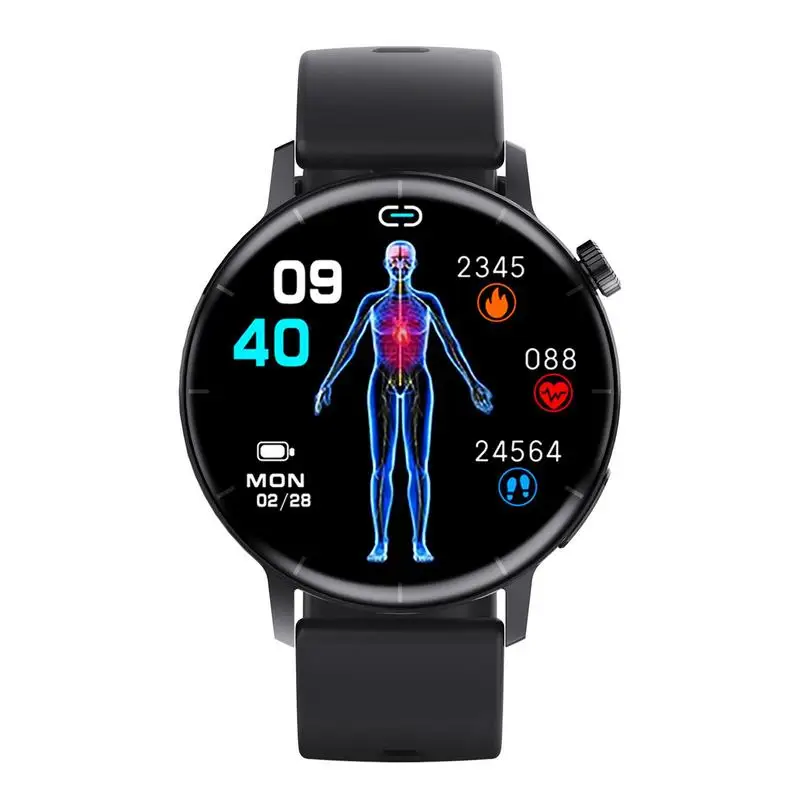 Blood Sugar Monitor Watch Non-Invasive Blood Glucose Test Smart Watch IP67 Waterproof 30 Sports Modes 1.43-Inch Screen Smart
Blood Sugar Monitor Watch Non-Invasive Blood Glucose Test Smart Watch IP67 Waterproof 30 Sports Modes 1.43-Inch Screen Smart