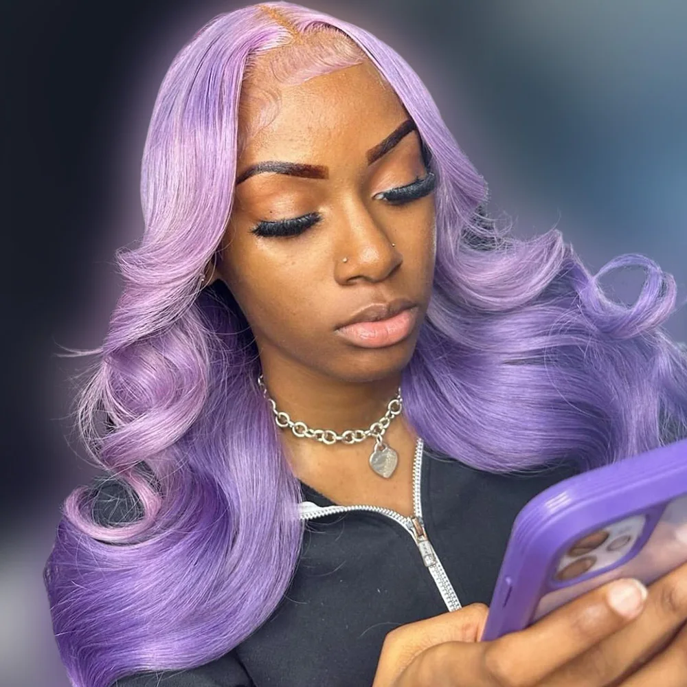 FITU Purple Transparent 13x6 13x4 Lace Frontal Human Hair Wig 613 Colored Plucked With Baby Hair 5x5 Lace Closure Wig
FITU Purple Transparent 13x6 13x4 Lace Frontal Human Hair Wig 613 Colored Plucked With Baby Hair 5x5 Lace Closure Wig