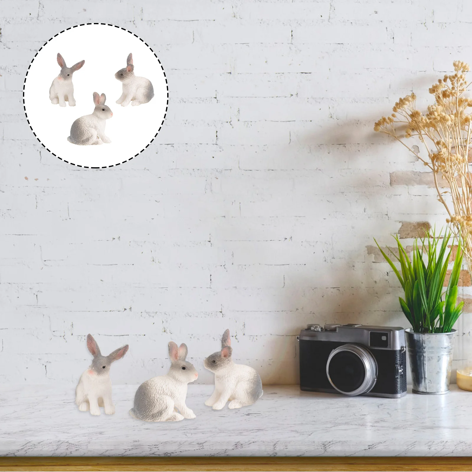 3 Pcs Rabbit Decorative Ornaments Cake Topper Decorations Figurine Toys Mini Props Cognitive Child Children
3 Pcs Rabbit Decorative Ornaments Cake Topper Decorations Figurine Toys Mini Props Cognitive Child Children