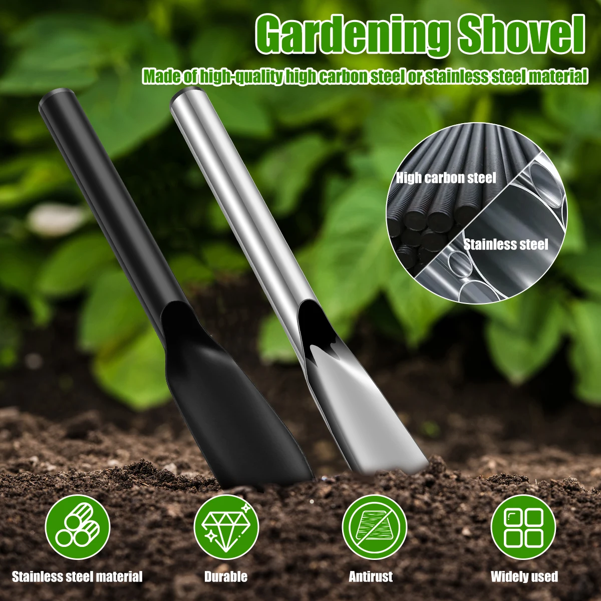 4Pcs Gardening Shovels Set Trowel Pointed and Flat Gardening Shovels Portable Gardening Soil Scoop Transplant Seedlings Shovel
4Pcs Gardening Shovels Set Trowel Pointed and Flat Gardening Shovels Portable Gardening Soil Scoop Transplant Seedlings Shovel